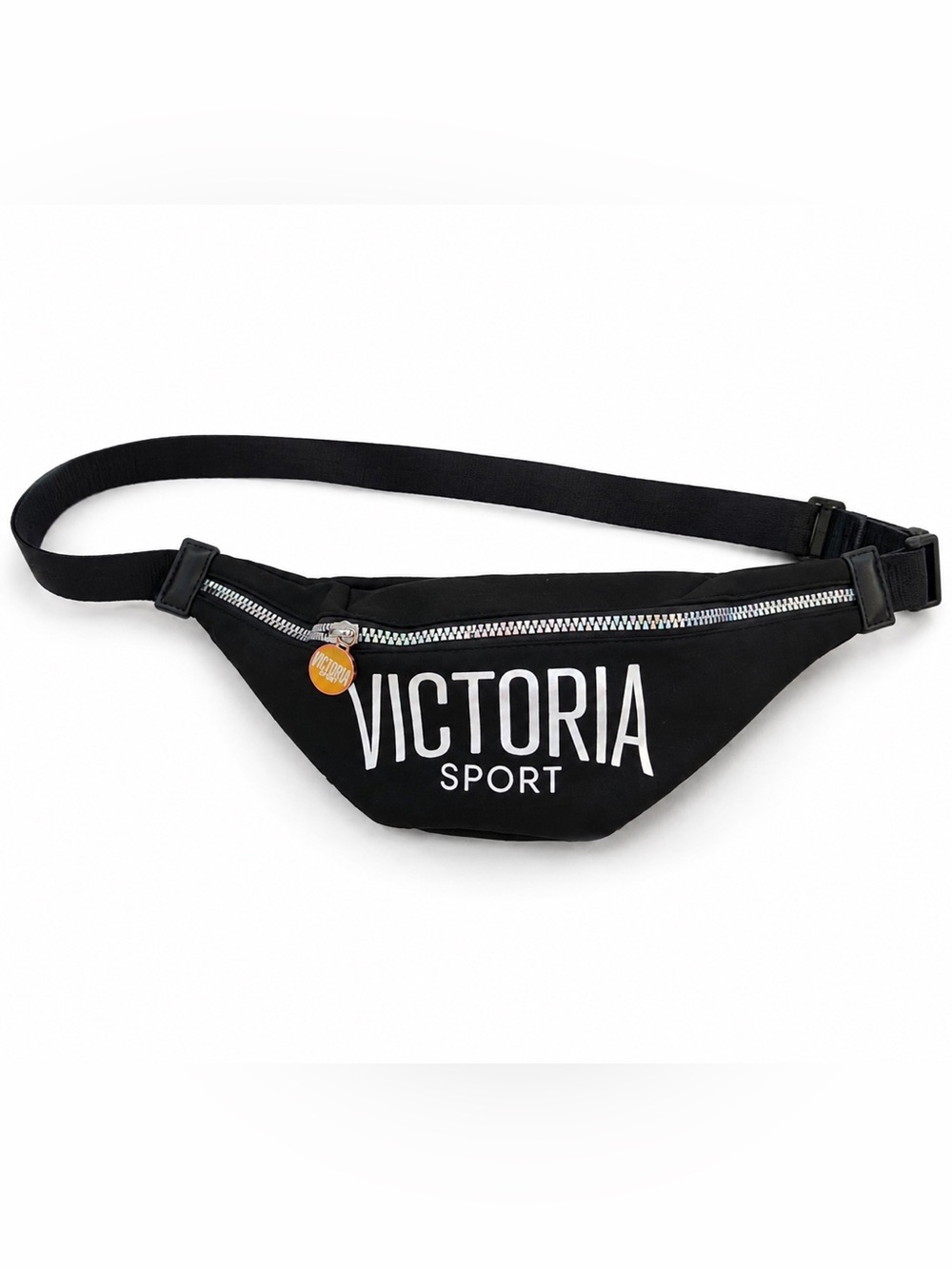 Victoria’s Secret PINK Sport Black Logo Belt Bag Fanny Pack Crossbody
